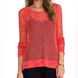 RAG & BONE - Allgauer Mesh Raglan Pullover Top Size S
